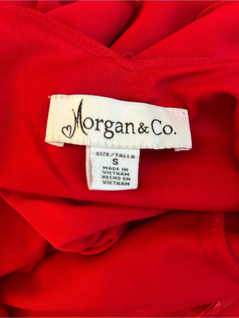 Morgan & Co. Red Ruffle Maxi Dress - Picture 5 of 7